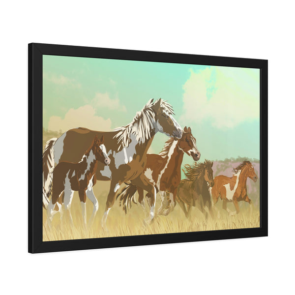 Mustangs Framed Paper Posters