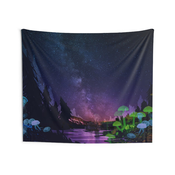 Forest Lake Indoor Wall Tapestries
