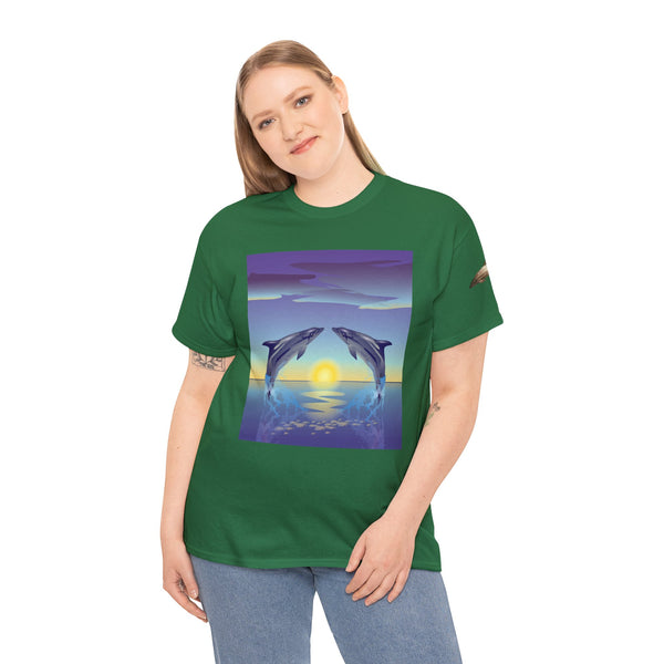Dolphin Love Unisex Heavy Cotton Tee