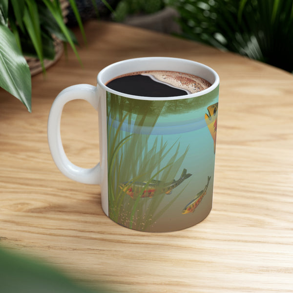 Golden Trout Ceramic Mug 11oz