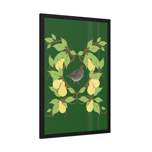 Partridge in a Pear Tree Framed Paper Posters