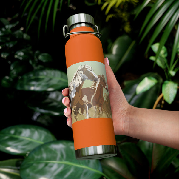 Mustangs Copper Vacuum Insulated Bottle, 22oz