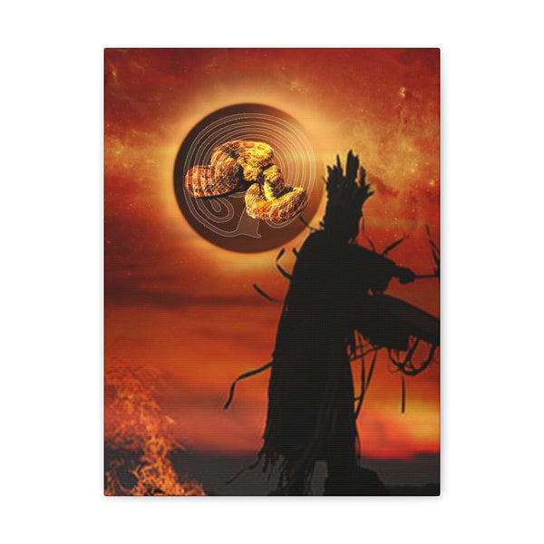 Snake Shaman Canvas Gallery Wraps