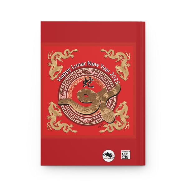 Lunar Year of the Snake Hardcover Journal Matte