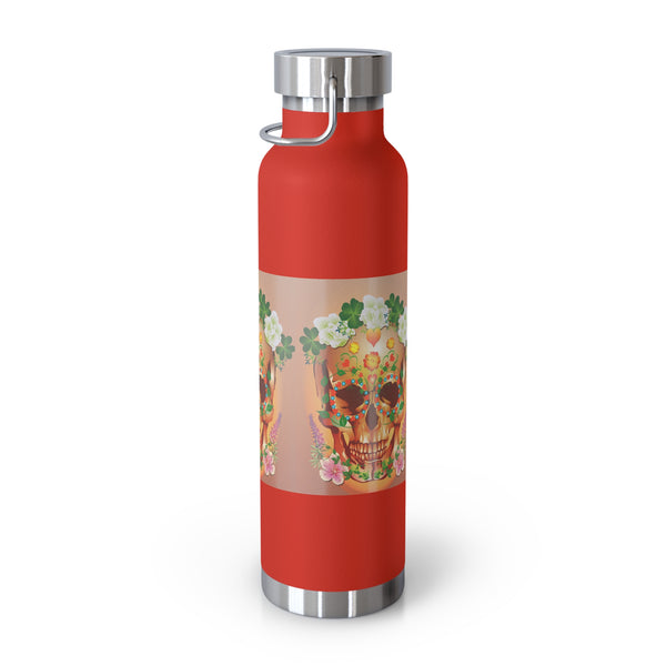 Dia de Muertos Copper Vacuum Insulated Bottle, 22oz