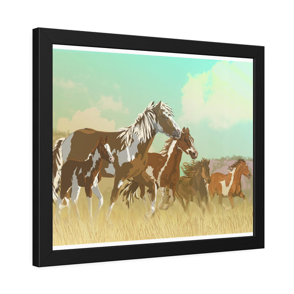 Mustangs Framed Paper Posters