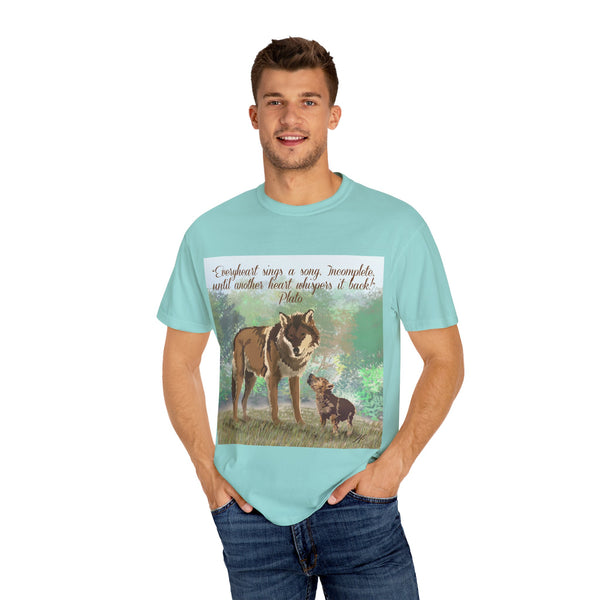 Sing Love Unisex Garment-Dyed T-shirt