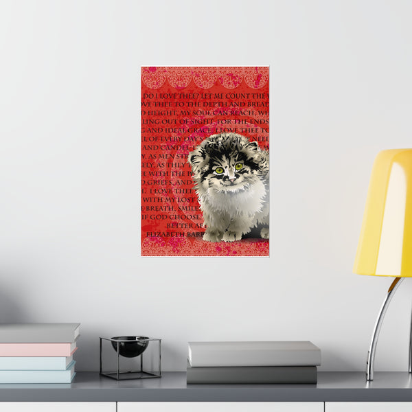 Pallas Cat Love Premium Matte vertical posters