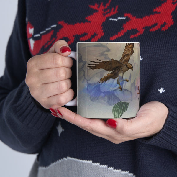 Hawk Goddess Ceramic Mug 11oz