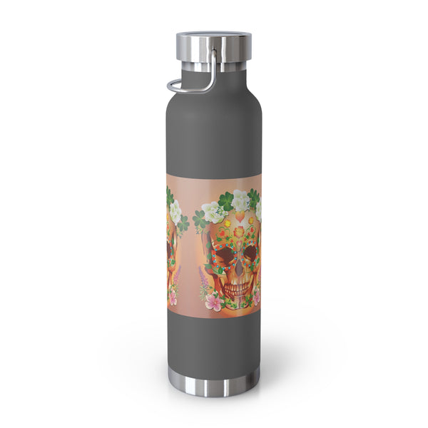 Dia de Muertos Copper Vacuum Insulated Bottle, 22oz