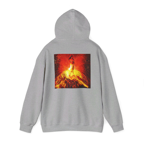 Madam Pele, Volcano Goddess Unisex Heavy Blend™ Hooded Sweatshirt