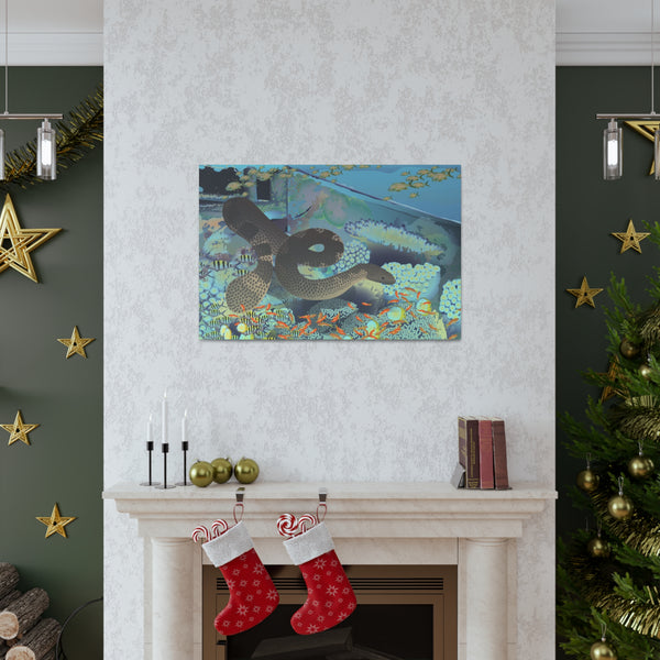 Sea Snake Canvas Gallery Wraps