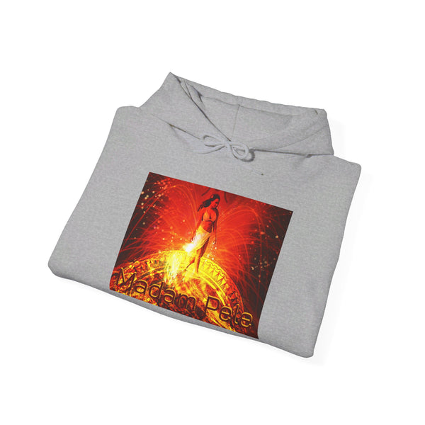 Madam Pele, Volcano Goddess Unisex Heavy Blend™ Hooded Sweatshirt