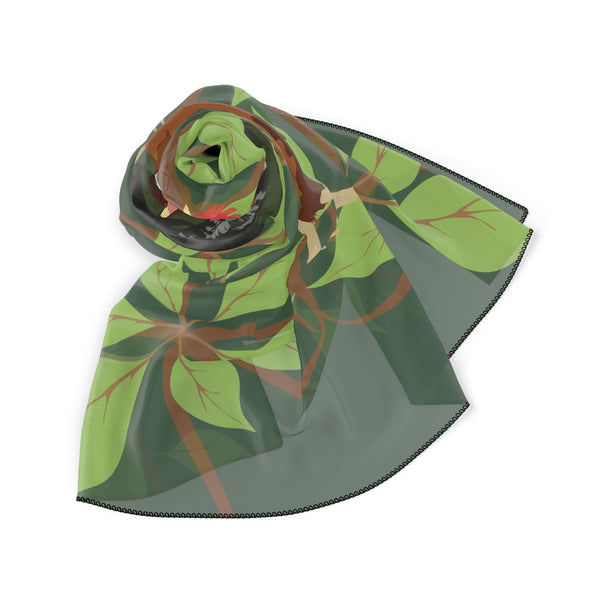 Three French Hens Poly Scarf