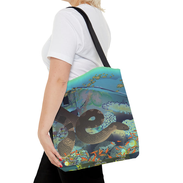 Sea Snake AOP Tote Bag