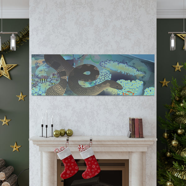 Sea Snake Canvas Gallery Wraps