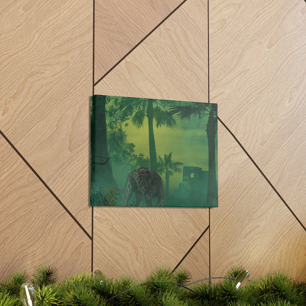Jungle Panther Canvas Gallery Wraps