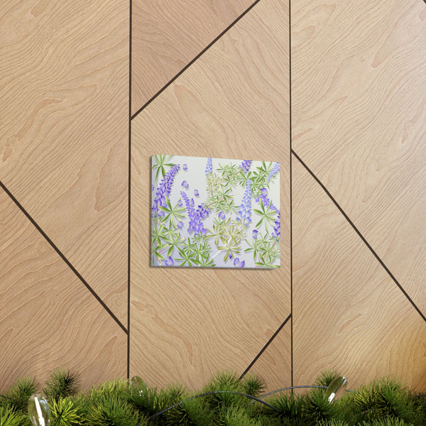 Blue Bonnet Lupins Gallery Wraps
