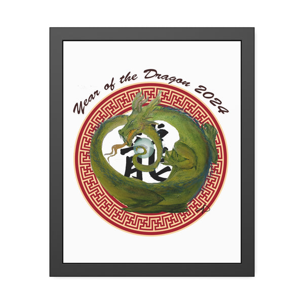 Lunar Dragon Framed Paper Posters