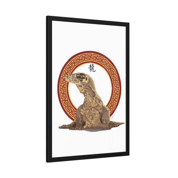 Komodo Dragon Framed Paper Posters