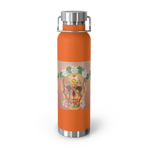 Dia de Muertos Copper Vacuum Insulated Bottle, 22oz