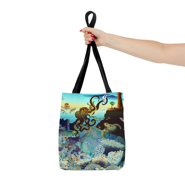Above and Below Tote Bag