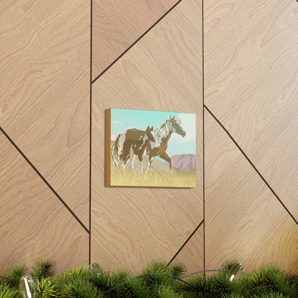 Mare and Colt Gallery Wraps