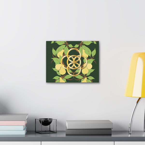 Five Golden Rings of Christmas  Canvas Gallery Wraps