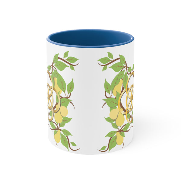 Five Golden Rings Accent Coffee Mug, 11oz