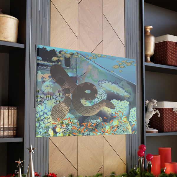 Sea Snake Canvas Gallery Wraps