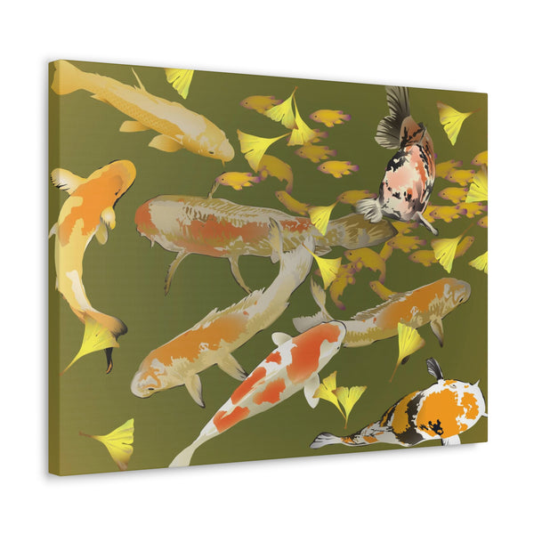 Koi Canvas Gallery Wraps