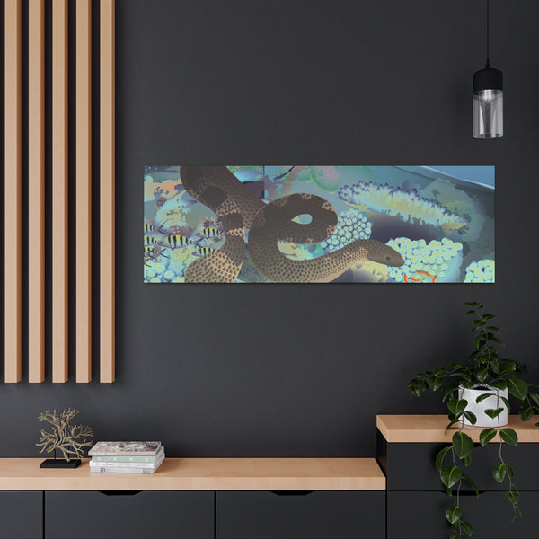 Sea Snake Canvas Gallery Wraps