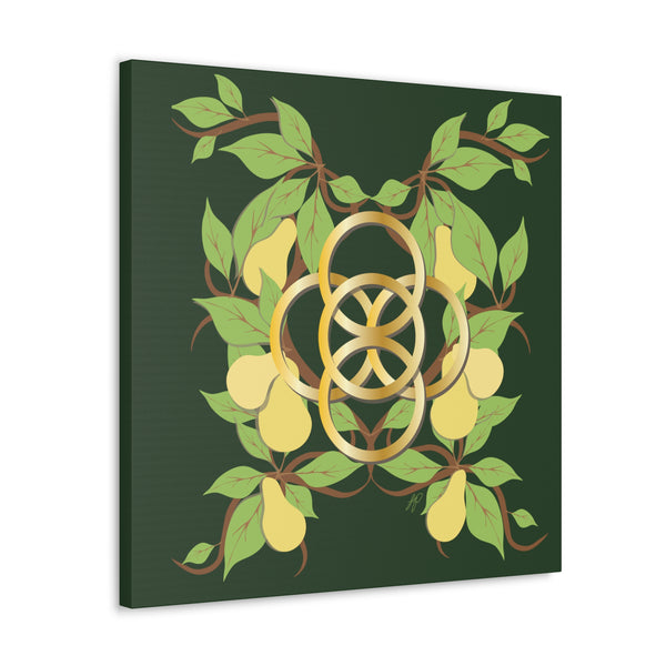 Five Golden Rings of Christmas  Canvas Gallery Wraps