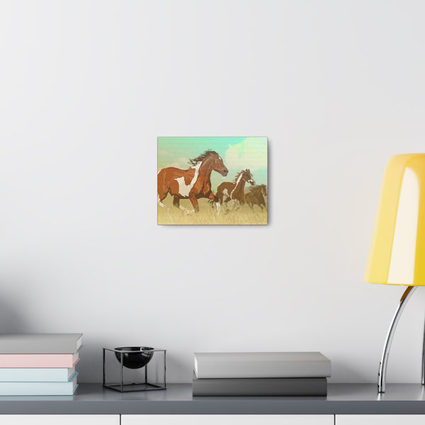 Wild Mustangs Gallery Wraps