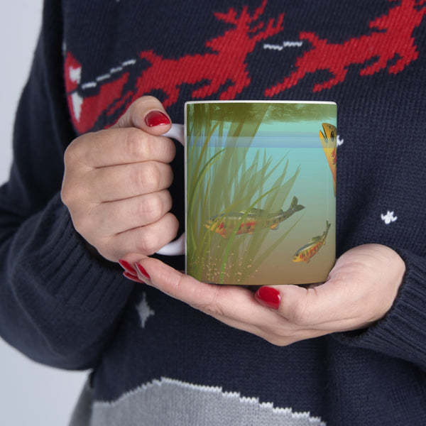 Golden Trout Ceramic Mug 11oz