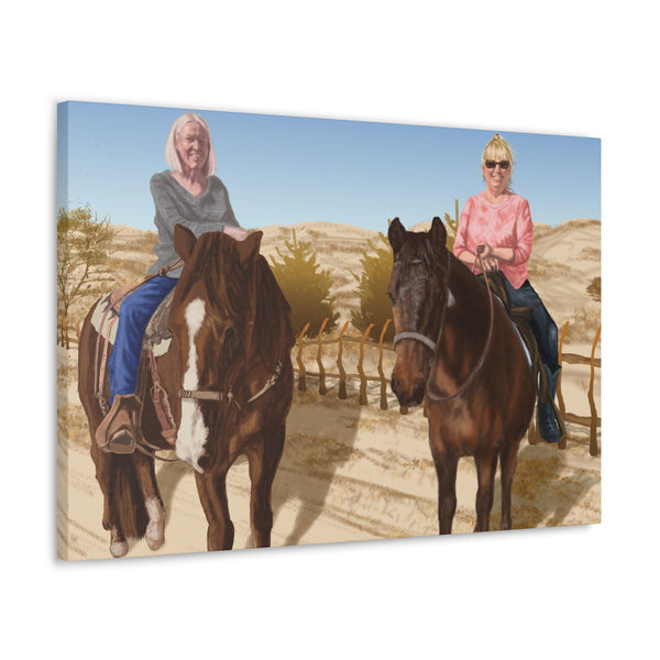 Hank and Friends Canvas Gallery Wraps