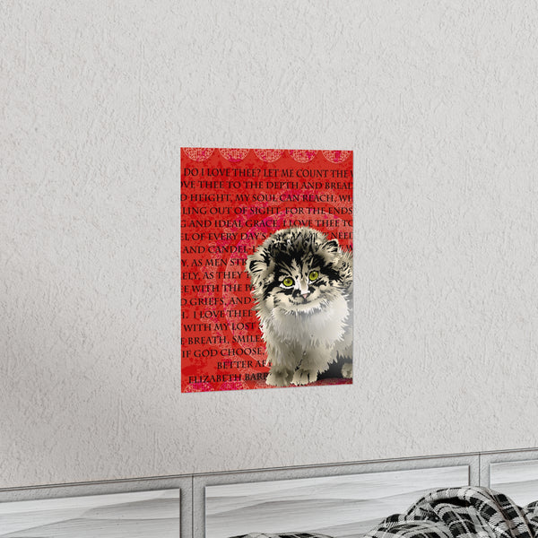 Pallas Cat Love Premium Matte vertical posters