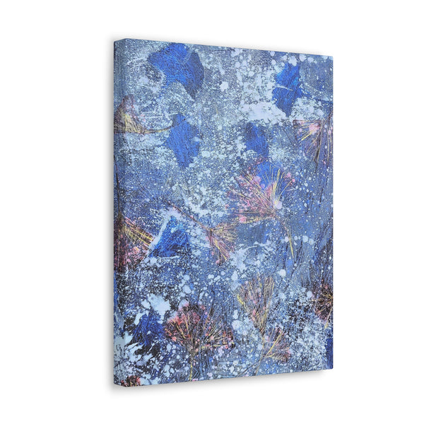 Leaves in Frost  Canvas Gallery Wraps