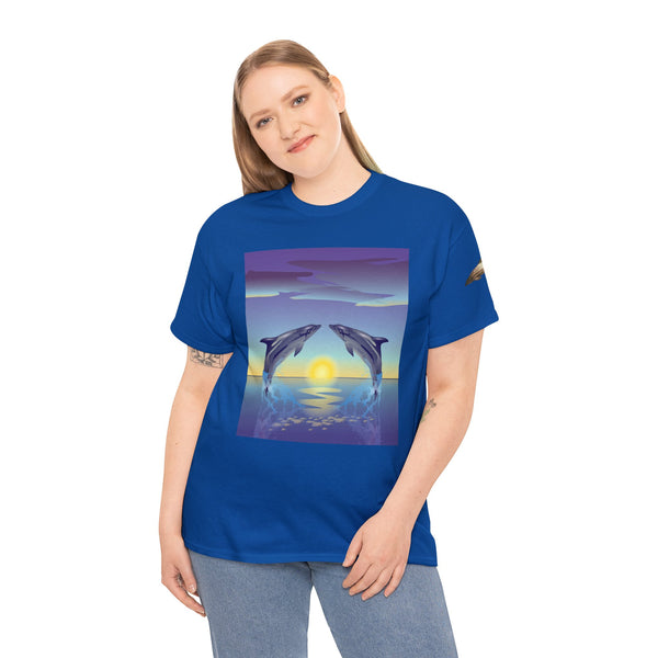 Dolphin Love Unisex Heavy Cotton Tee