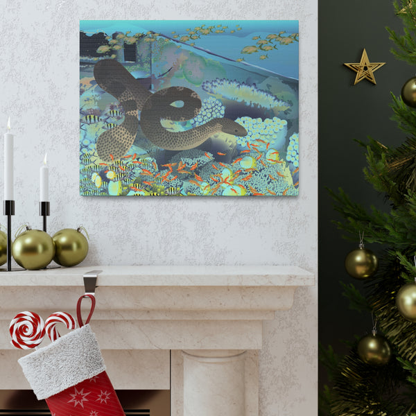 Sea Snake Canvas Gallery Wraps