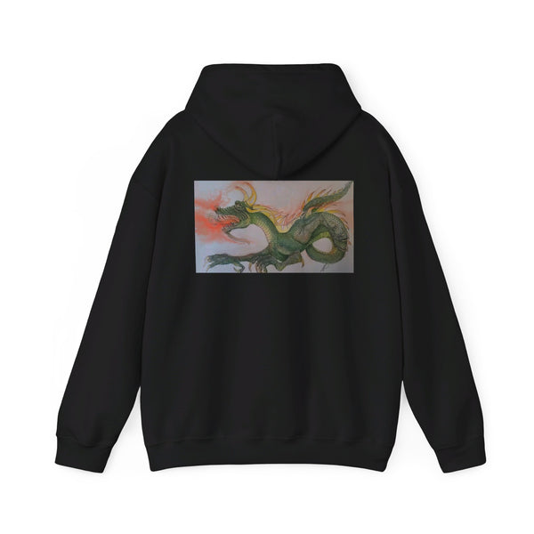 Doodle Dragon Unisex Heavy Blend™ Hooded Sweatshirt