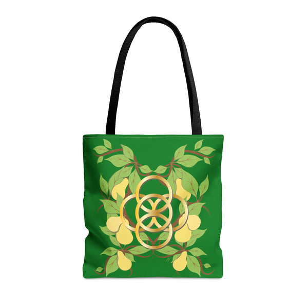 Five Golden Rings of Christmas Tote Bag