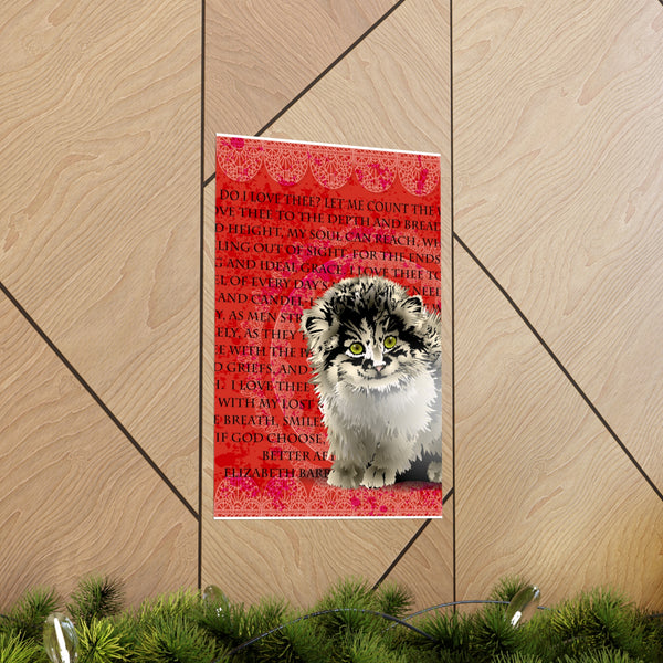 Pallas Cat Love Premium Matte vertical posters
