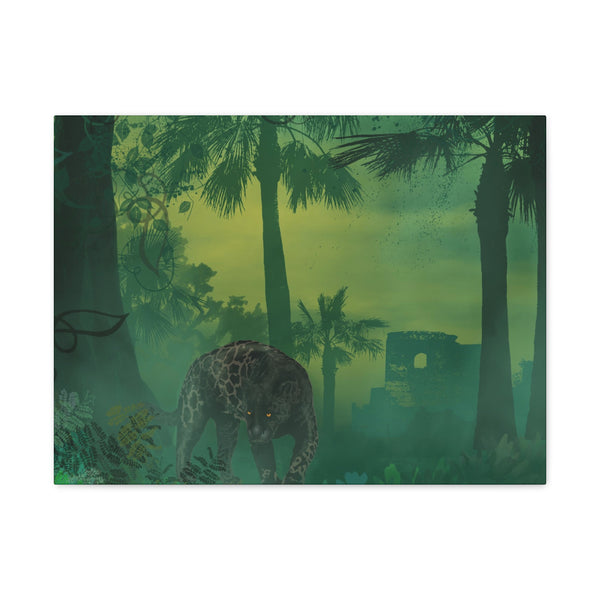 Jungle Panther Canvas Gallery Wraps