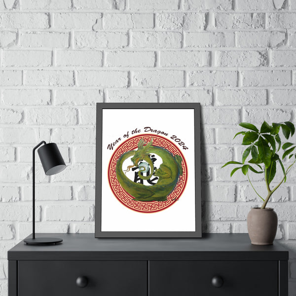 Lunar Dragon Framed Paper Posters