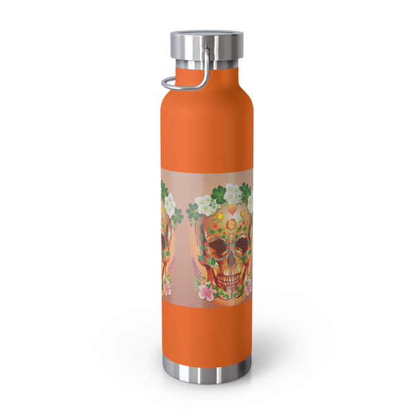 Dia de Muertos Copper Vacuum Insulated Bottle, 22oz