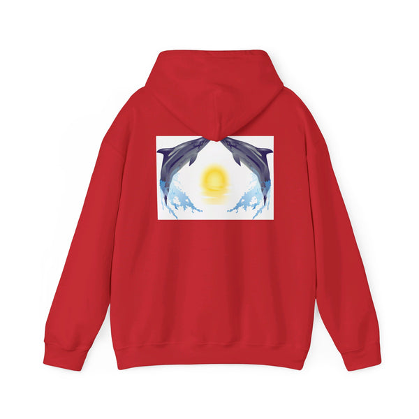 Dolphin Love Unisex Heavy Blend™ Hooded Sweatshirt