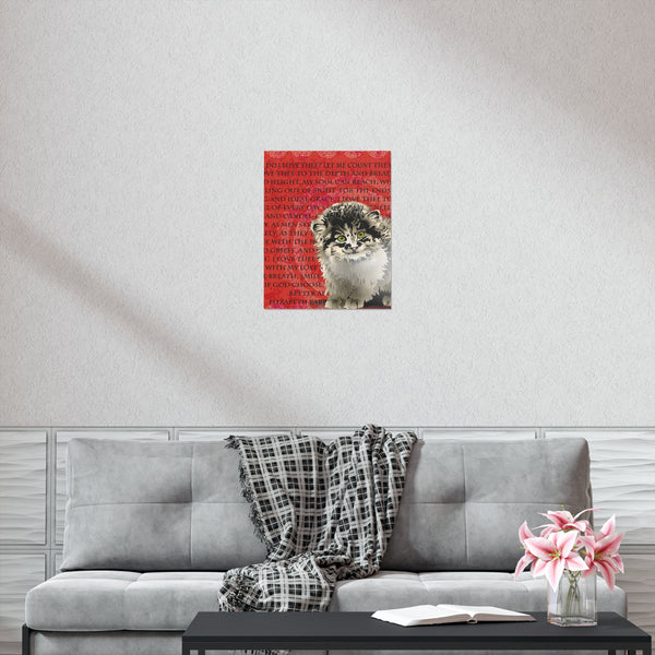 Pallas Cat Love Premium Matte vertical posters