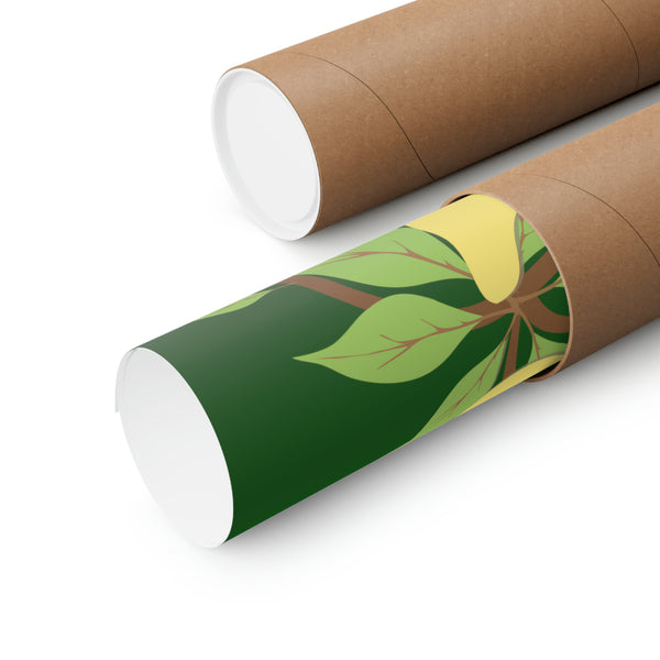 Four Colly Birds of Christmas Premium Matte vertical posters