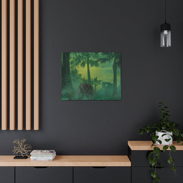 Jungle Panther Canvas Gallery Wraps